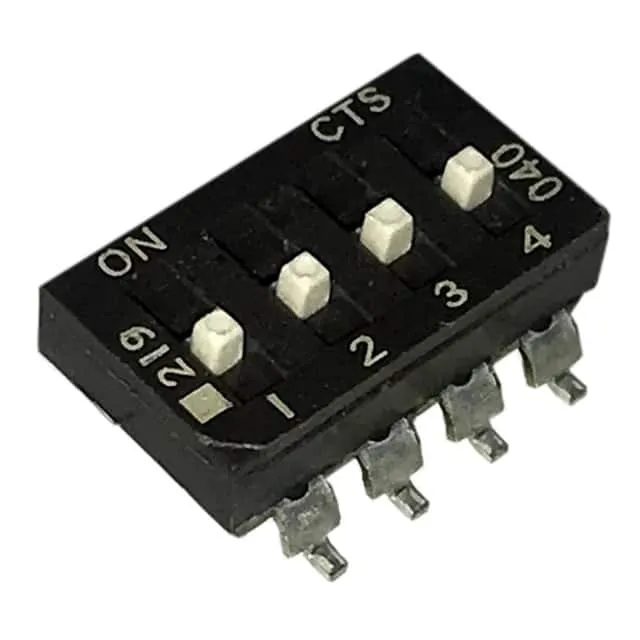 219-4MSRF (SWITCH SLIDE DIP SPST 100MA 20V)