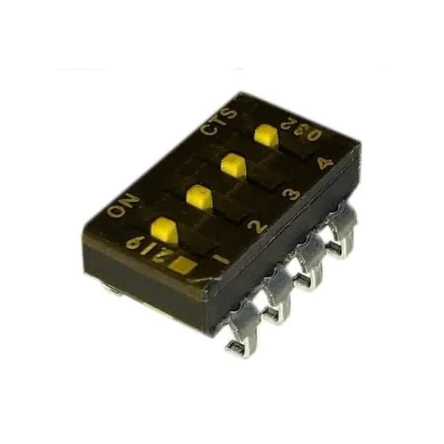219-4MSTJR (SWITCH SLIDE DIP SPST 100MA 20V)