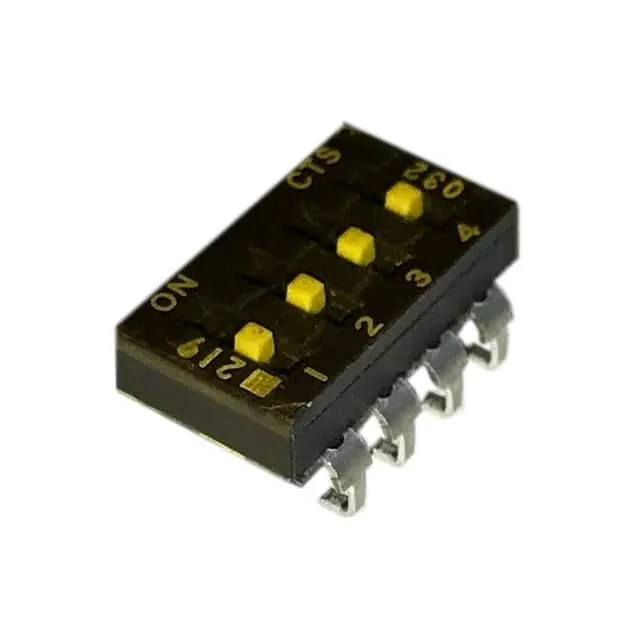 219-4MSTJF (SWITCH SLIDE DIP SPST 100MA 20V)