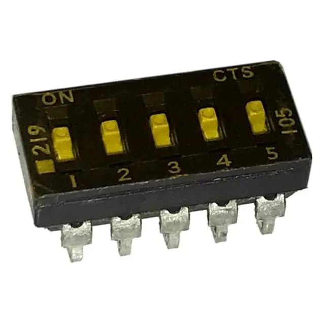 219-5LPSTJR (SWITCH SLIDE DIP SPST 100MA 20V)