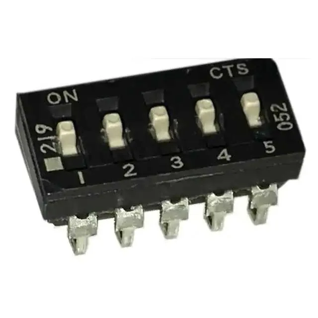 219-5MSJR (SWITCH SLIDE DIP SPST 100MA 20V)