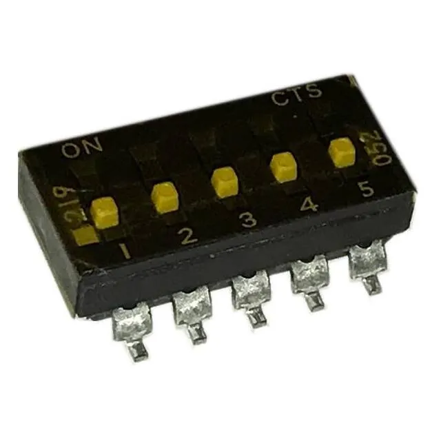 219-5MSTF (SWITCH SLIDE DIP SPST 100MA 20V)