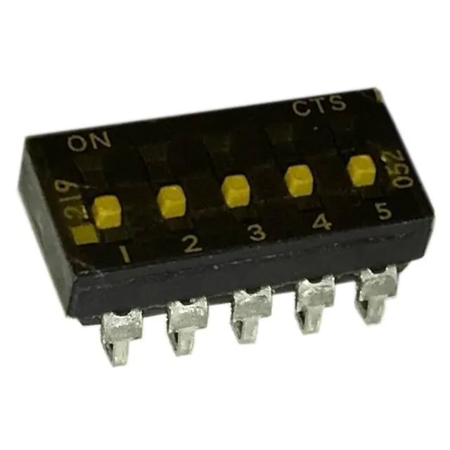 219-5MSTJF (SWITCH SLIDE DIP SPST 100MA 20V)