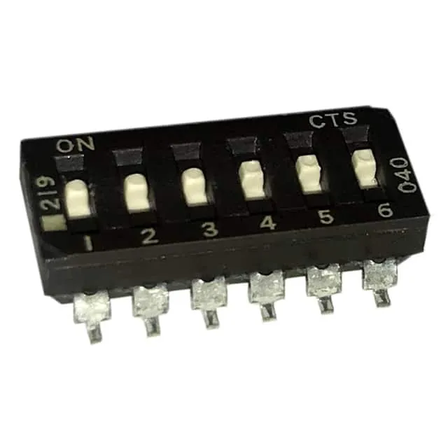 219-6LPS (SWITCH SLIDE DIP SPST 100MA 20V)
