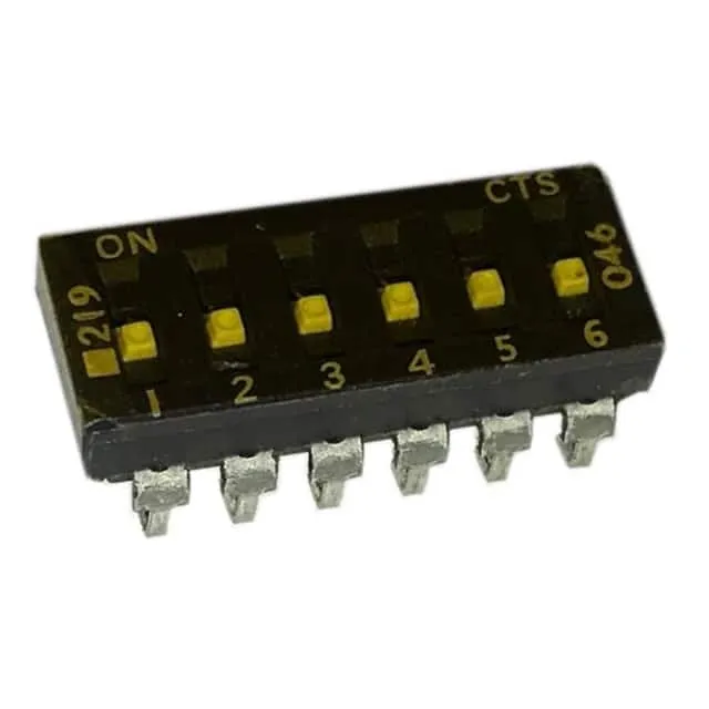 219-6LPSTJRF (SWITCH SLIDE DIP SPST 100MA 20V)