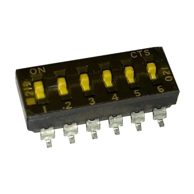 219-6MST (SWITCH SLIDE DIP SPST 100MA 20V)
