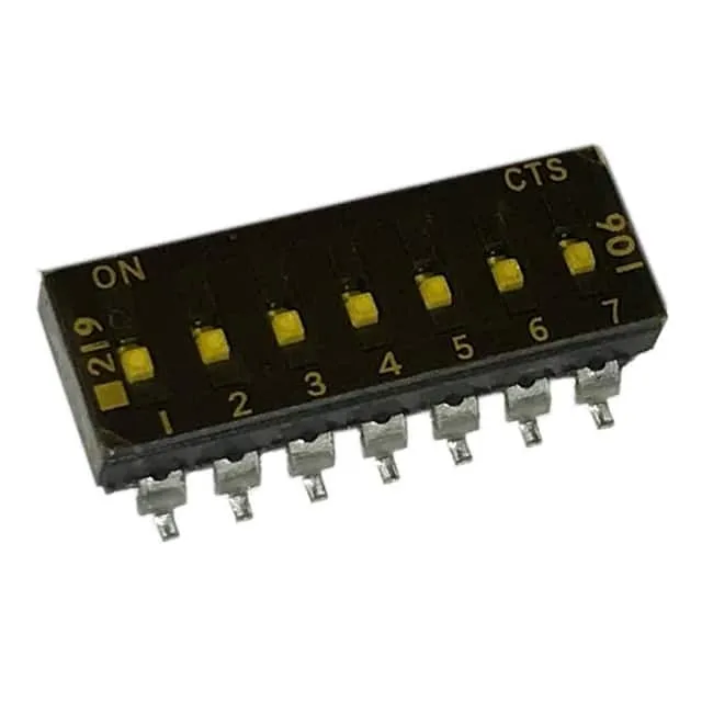 219-7LPSTF (SWITCH SLIDE DIP SPST 100MA 20V)