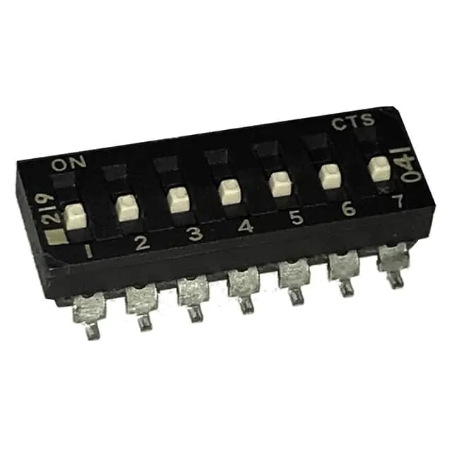 219-7MSF (SWITCH SLIDE DIP SPST 100MA 20V)