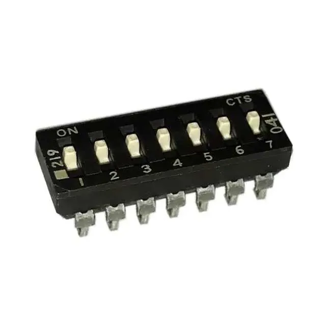 219-7MSJ (SWITCH SLIDE DIP SPST 100MA 20V)