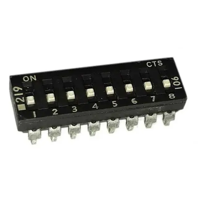 219-8LPSJRF (SWITCH SLIDE DIP SPST 100MA 20V)
