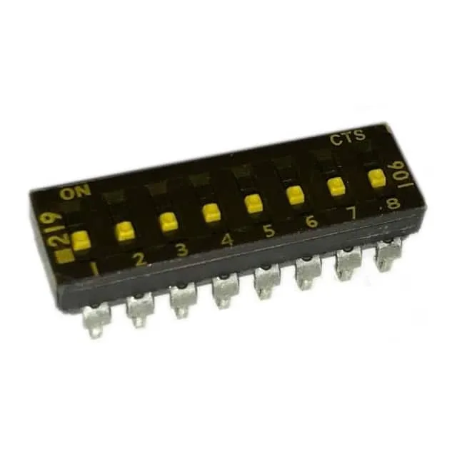 219-8LPSTJF (SWITCH SLIDE DIP SPST 100MA 20V)