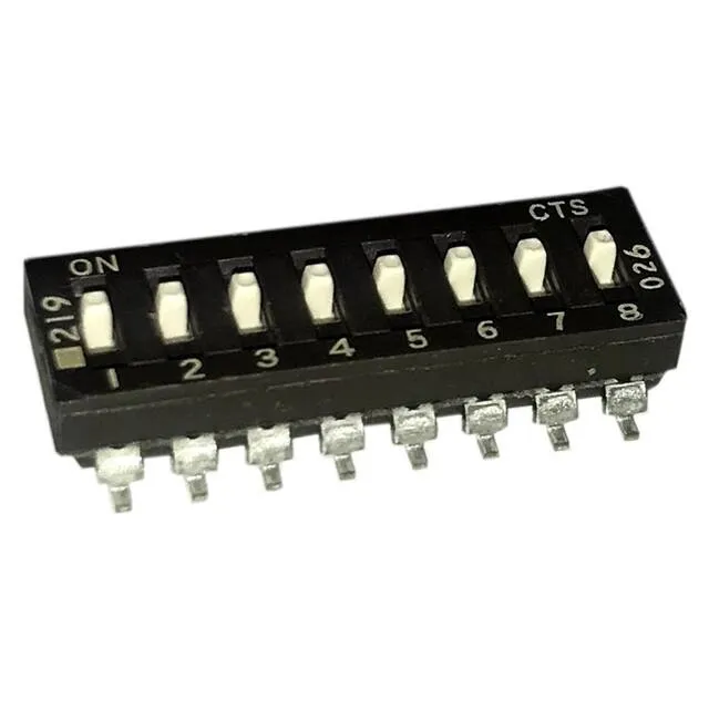 219-8MSR (SWITCH SLIDE DIP SPST 100MA 20V)