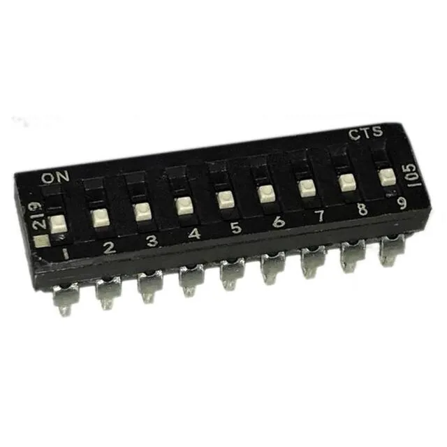 219-9LPSJF (SWITCH SLIDE DIP SPST 100MA 20V)