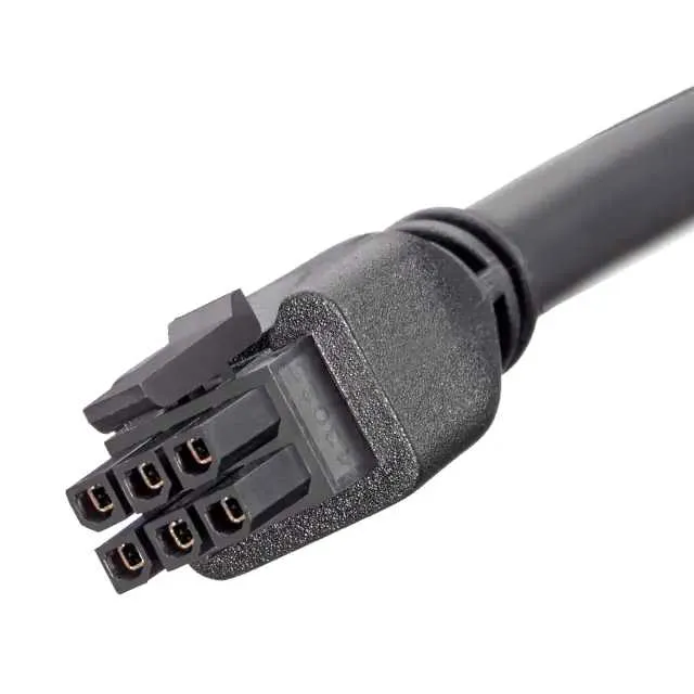 2451320620 (MICROFIT 6 CIRCUIT BLACK 2M OVER)