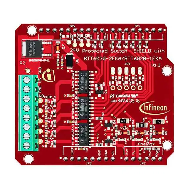 24VSHIELDBTT6030TOBO1 (EVAL 24V PROTECT SWITCH SHIELD)