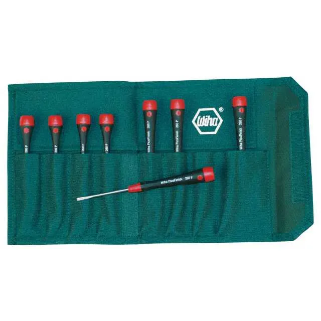26093 (SCREWDRIVER SET SLOT W/POUCH 8PC)