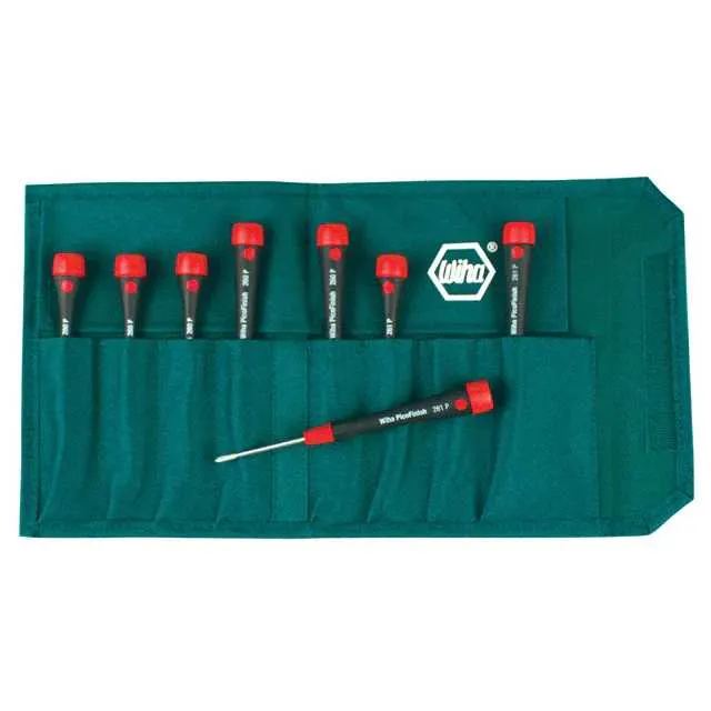 26193 (SCREWDRIVER SET SLOT W/POUCH 8PC)
