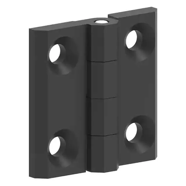 299203 (LEAF HINGE 40X40 POLYMER BLACK F)