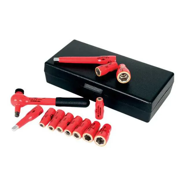 31390 (SOCKET SET W/HNDL 6PNT 1/4 13PC")