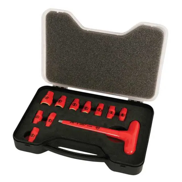 31395 (SOCKET SET W/HNDL 6PNT 1/4 11PC")