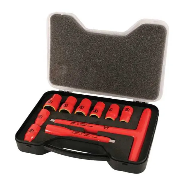 31496 (SOCKET SET W/HANDLE 3/8 11PC")