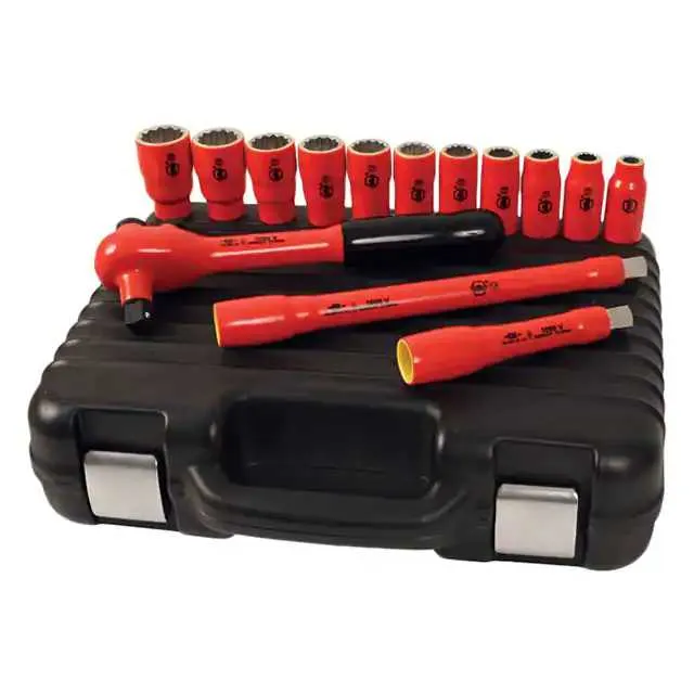 31694 (SOCKET SET W/HANDLE 1/2 14 PC")