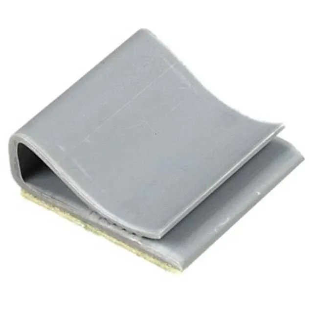 3484-1 (CBL CLIP FLAT C-TYPE GRAY ADH)