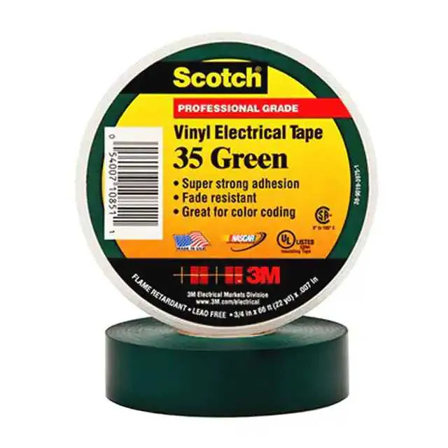 35-GREEN-1/2 (TAPE ELECTRICAL GRN 1/2X 6.7YDS")