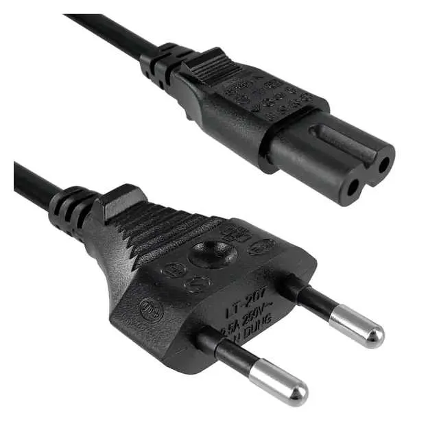 360006-E01 (EUROPEAN TO TWO SOCKET PWR CORD)