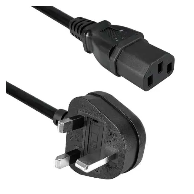 370001-E01 (CORD 3COND BK M/F UK UNSHLD 2.5M)
