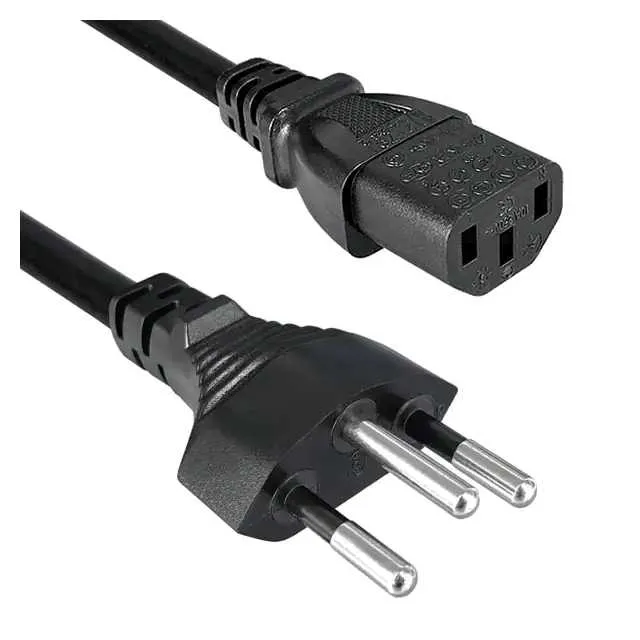 378005-01 (CORD 3COND BLK M/F SWISS 1.8M)