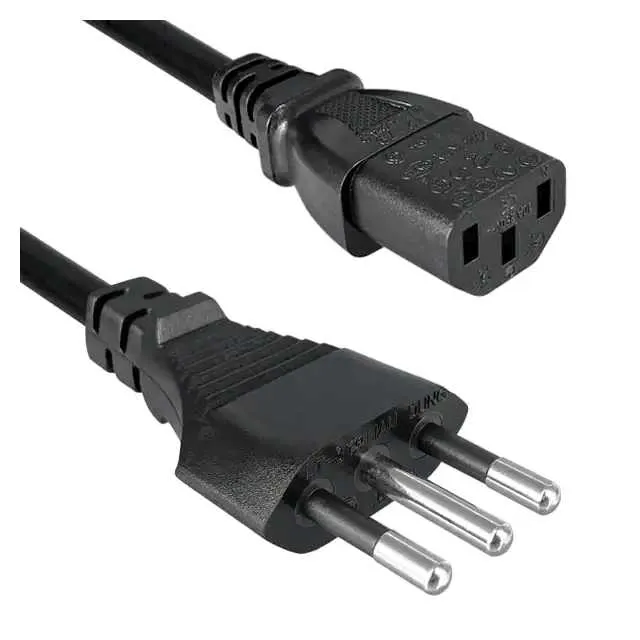 381003-01 (CORD 3COND M/F ITALY 1.8M BLACK)