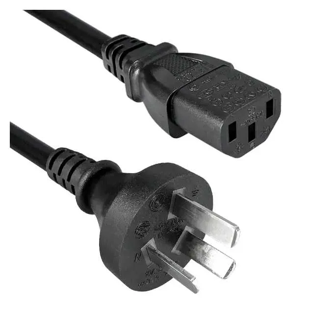 390004-01 (CORD 3COND BLK M/F ARGN 1.8M)