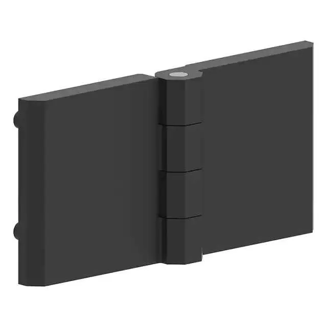 399123 (LEAF HINGE 60X120 ZAMAK BLACK PO)