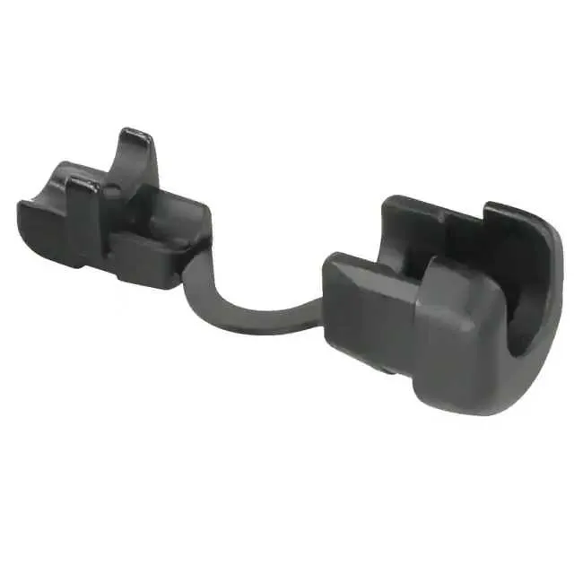 SRB-R-8 (BUSHING W/STR RELIEF NYLON BLACK)