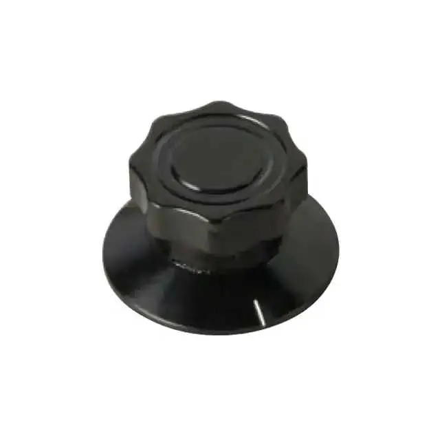 4104CB (KNOB FLUTED W/SKIRT 0.250 PLAST")
