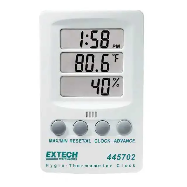 445702 (HYGRO-THERMOMETER CLOCK)
