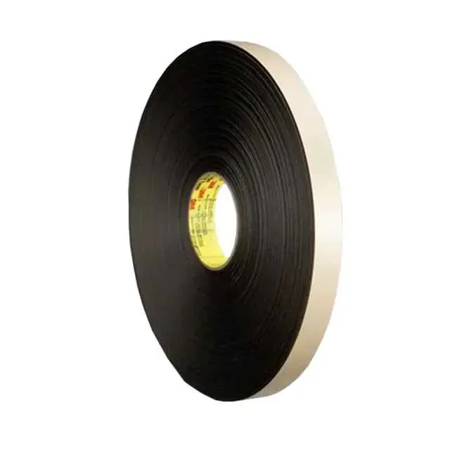 4492B-1/2X72YD" (TAPE DBL COATED BLK 1/2X 72YDS")