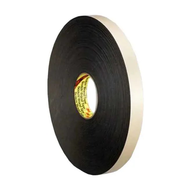 4496B-3/4X36YD" (TAPE DBL COATED BLK 3/4X 36YDS")