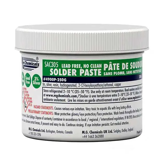4900P-250G (LEADED NO CLEAN SOLDER PASTE)