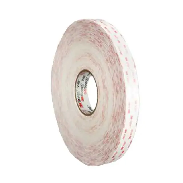 4950-WHITE-1/2X36YD" (TAPE DBL COATED WHT 1/2X 36YDS")
