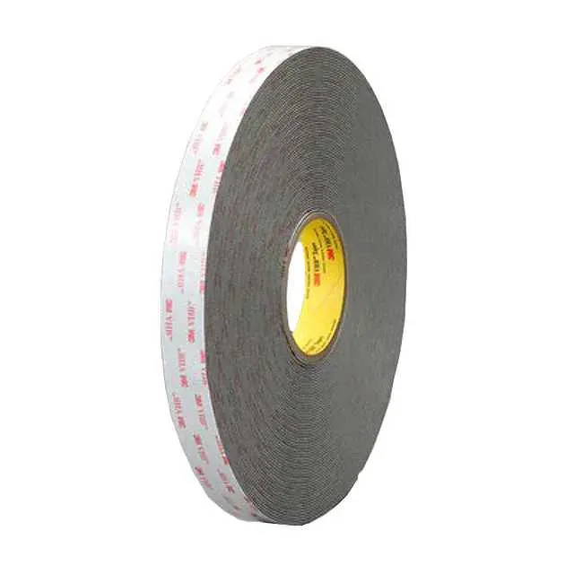4956-GRAY-1X36YD" (TAPE DBL COATED GRAY 1X 36YDS")