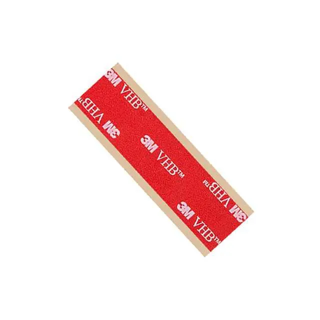 5-5962-1/2-4R (TAPE DBL COATED BLK 1/2X 4" 5PK")