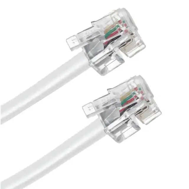 510-26-4400-WH-0025F (CABLE MOD 4P4C PLUG-PLUG 25')