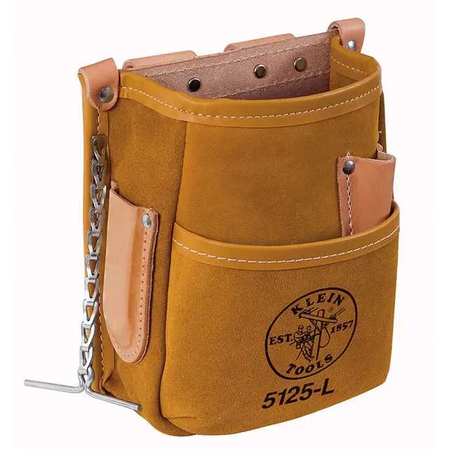 5125L (5-POCKET TOOL POUCH - LEATHER)
