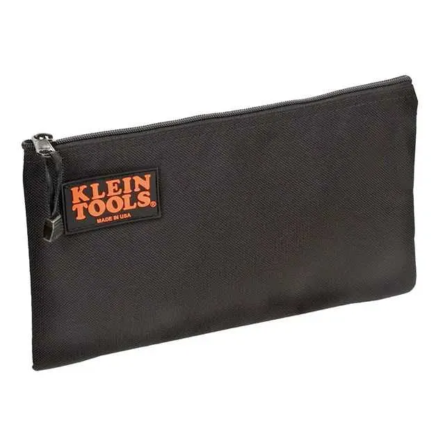 5139B (BLACK NYLON ZIPPER BAG)