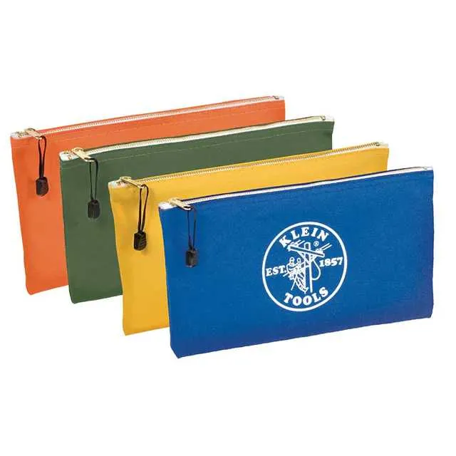 5140 (4-PACK ZIPPER BAGS CANVAS ASSORT)