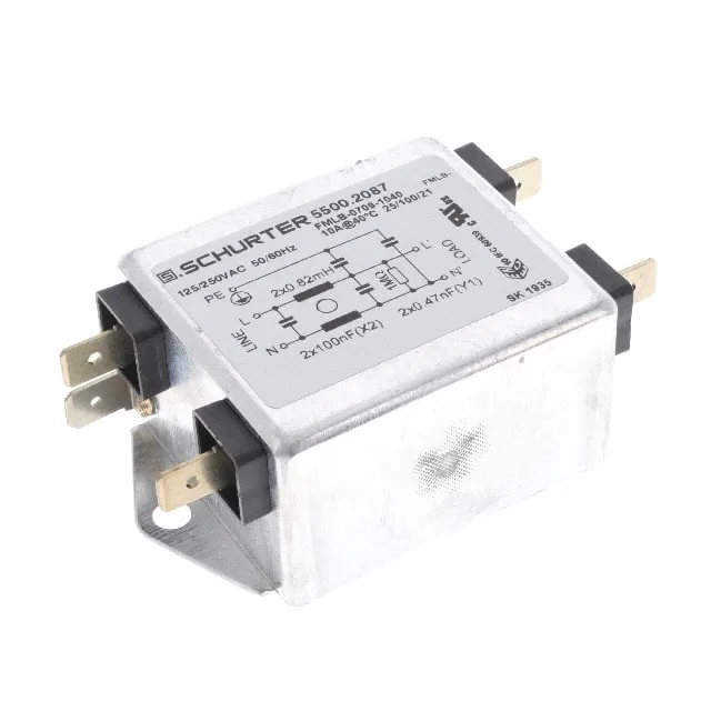 5500.2087 (LINE FILTER 125/250VAC 16A CHASS)