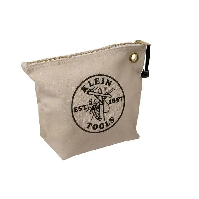 5539NAT (CANVAS ZIPPER BAG- CONSUMABLES,)