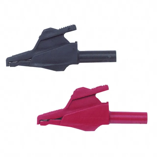 5916A/POM (CLIP ALLIGATOR MEDIUM 1BLK/RED)